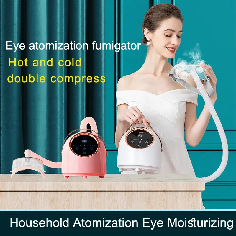 Upgrade Eye Hot and Cold Spray Ultrasonic Atomizer Relieve Eye Dryness Remove Black Circles Relief Eye Home Use Beauty Devices