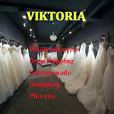 VIKTORIA Modern Mermaid Wedding Dresses For Woman 2023 Bride Off Shoulder Tulle Pleat Appliques Vestidos De Novia Made To Order