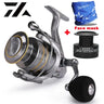 VWVIVIDWORLD,High Quality,Saltwater Fishing Reels,Double Spool,Spinning Reel,Alloy Gear,Alloy Spool,Metal Arm,Casting Reel