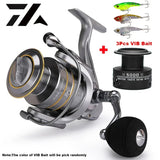 VWVIVIDWORLD,High Quality,Saltwater Fishing Reels,Double Spool,Spinning Reel,Alloy Gear,Alloy Spool,Metal Arm,Casting Reel