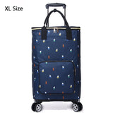 Vegetable Market Shopping Bag For Groceries Cart With Wheel Trolley Bag On Wheels Bolsa Compra Supermarket Foldable Reusable Bag