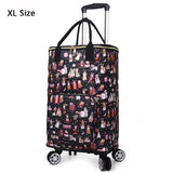 Vegetable Market Shopping Bag For Groceries Cart With Wheel Trolley Bag On Wheels Bolsa Compra Supermarket Foldable Reusable Bag