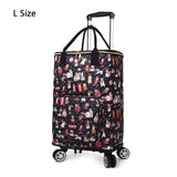 Vegetable Market Shopping Bag For Groceries Cart With Wheel Trolley Bag On Wheels Bolsa Compra Supermarket Foldable Reusable Bag