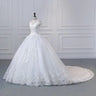 Vestido De Noiva Simple Light Wedding Dress Elegant Lace Boat Neck Luxury Ball Gown Real Photo Robe De Mariee Plus Size