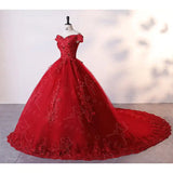 Vestido De Noiva Simple Light Wedding Dress Elegant Lace Boat Neck Luxury Ball Gown Real Photo Robe De Mariee Plus Size