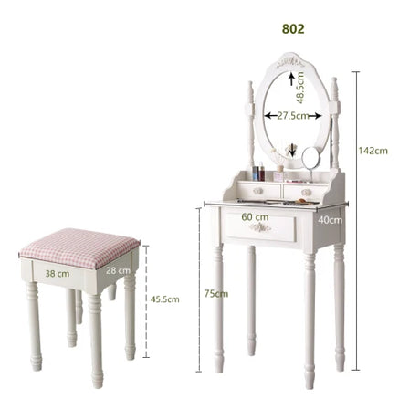 Vintage Makeup Dressing Table Bedroom Storage Girl Drawer Dressing Table Nordic Luxury Penteadeiras De Maquiagem Home Furniture