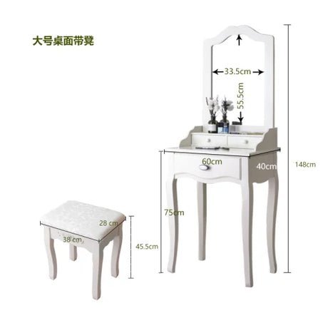 Vintage Makeup Dressing Table Bedroom Storage Girl Drawer Dressing Table Nordic Luxury Penteadeiras De Maquiagem Home Furniture