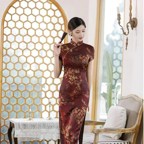 Vintage Qipao Dresses For Women New Fashion Casual Streetwear Woman Clothes Elegant Chinese Style Cheongsam Dress Ethnic Style