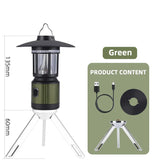 WEST BIKING Camping Tent Light Hanging Camping Lanterns Portable USB Rechargeable Light Led Camp Lamp for Outdoor Emergency