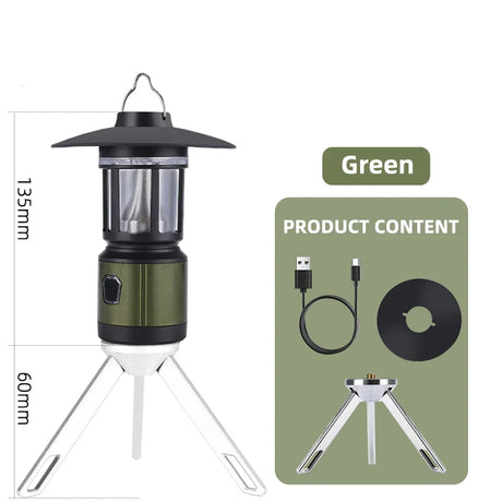 WEST BIKING Camping Tent Light Hanging Camping Lanterns Portable USB Rechargeable Light Led Camp Lamp for Outdoor Emergency