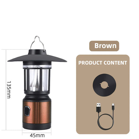 WEST BIKING Camping Tent Light Hanging Camping Lanterns Portable USB Rechargeable Light Led Camp Lamp for Outdoor Emergency