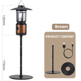 WEST BIKING Camping Tent Light Hanging Camping Lanterns Portable USB Rechargeable Light Led Camp Lamp for Outdoor Emergency