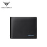 WILLIAMPOLO  Men’s Wallets High Quality Cowhide Card Holder Genuine Leather Men Clutch Wallets Male Passport Cover Purses