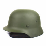 WW2 German M35 Steel Helmet Army Outdoor Activities Safety Helmet Steel Pot Luftwaffe Army Original Replica Paintball Sports