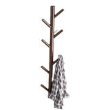 Wall Mount Clothing Rack Coat Hanger Branches Natural Pine Hook Handbag Cap Holder Living Room Decoration Wall Shelves 4/8 Hooks