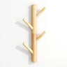 Wall Mount Clothing Rack Coat Hanger Branches Natural Pine Hook Handbag Cap Holder Living Room Decoration Wall Shelves 4/8 Hooks