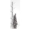 Wall Mount Clothing Rack Coat Hanger Branches Natural Pine Hook Handbag Cap Holder Living Room Decoration Wall Shelves 4/8 Hooks