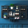 Wall Mount Display Wine Racks Kitchen Modern Luxury Gold Wine Rack Display Large Liquor Store Stojak Na Wino Bar Furniture