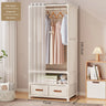 Wardrobe Household Bedroom Simple Assembly Dustproof Wardrobe Rental Room with Thick and Thick Storage Wardrobe Sorting Shelves