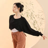 Warmth Women T shirt Dance Wear Modern Dance Practice O-neck Long Sleeve Dance Top Spring Autumn Dancewear Training Tops