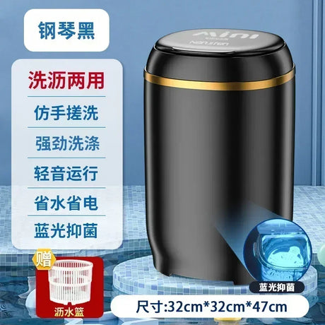 Washing Machine Portable Automatic Washing Machine Household Small Washing Integrated Underwear Sock Fantastic