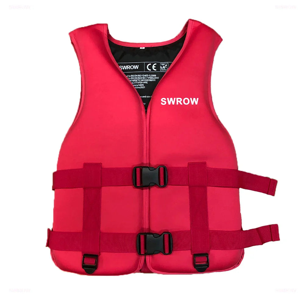 Water Sports Fishing Water Ski  Vest Kayaking Boating Swimming Drifting Safety Vest Adults Life Jacket Neoprene Safety Life Vest