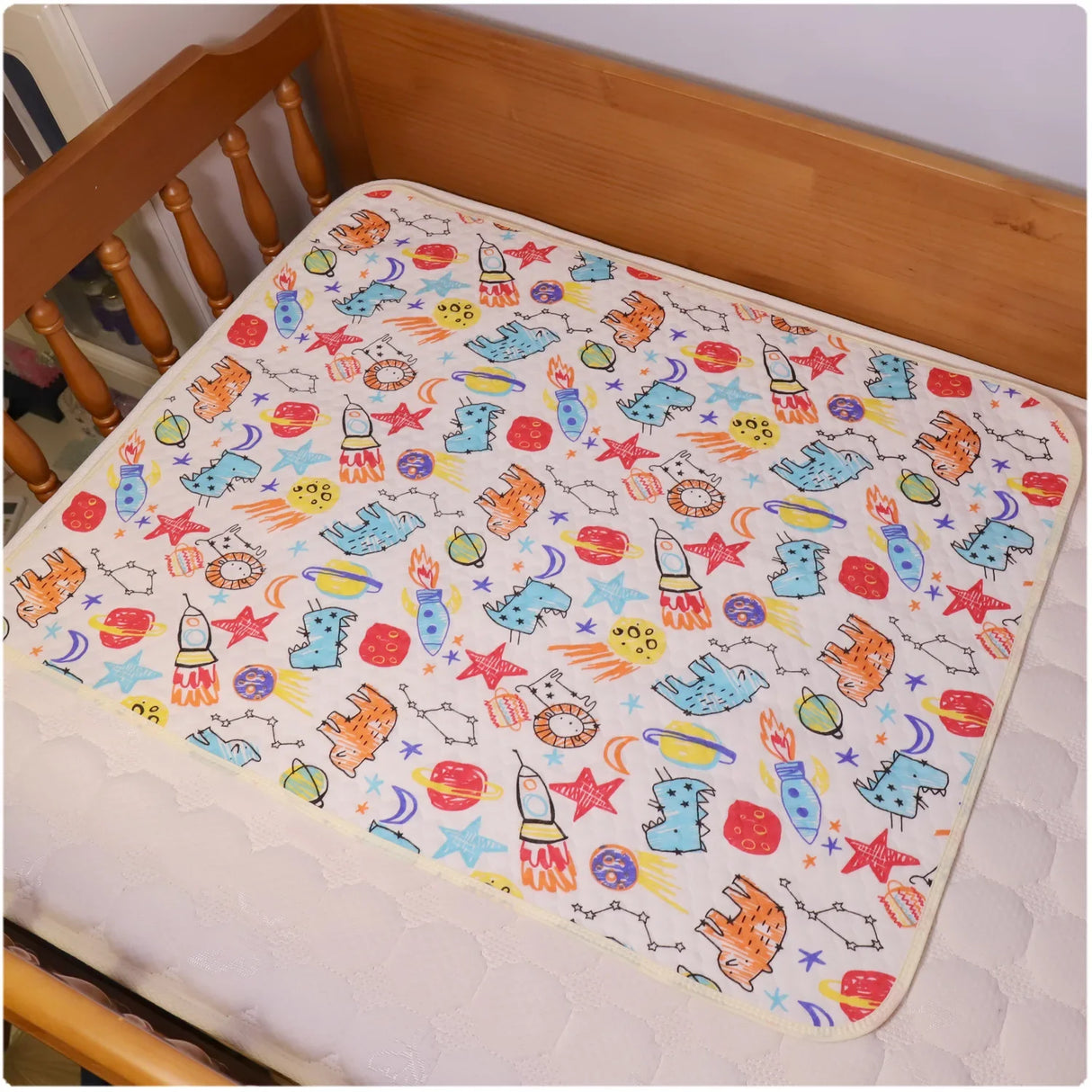 Waterproof Baby diaper changing pad cover Sheet Newborn Urine pad Artificial cotton Diaper Reusable Infant Change Diaper Cover