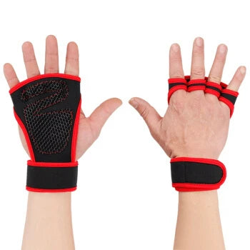 Weight Lifting Training Gloves for Women Men Fitness Sports Body Building Gymnastics Grips Gym Hand Palm Wrist Protector Gloves