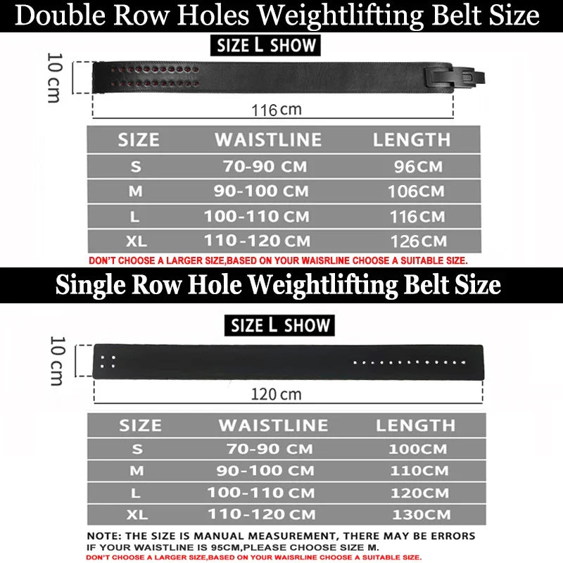 Weightlifting Leather Wide Belt Fitness Gear Powerlifting Belty Gym Barbell Squat Deadlift Strength Waist Protective