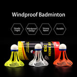 Welkin 2022 New Original AirShuttle Outdoor Badminton AirShuttle Plastic Ball Nylon Shuttlecock Ball Stable Resistance 3pcs/Pack