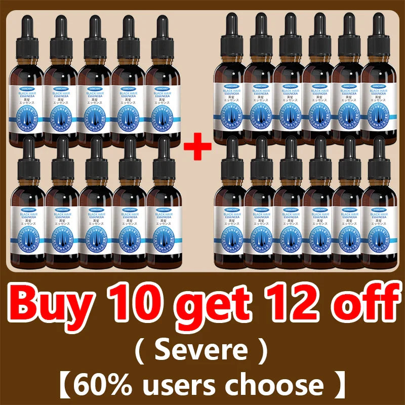 White hair killer, remove gray hair and restore natural hair color in 7 days
