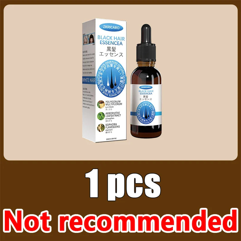 White hair killer, remove gray hair and restore natural hair color in 7 days