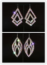 Wholesale Womens Jewelry Stunning Crystal Rhinestone Earrings Sparkling Earrings Belly Dance Gypsy Dangle Earrings 2 Pairs/Pack