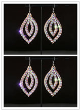 Wholesale Womens Jewelry Stunning Crystal Rhinestone Earrings Sparkling Earrings Belly Dance Gypsy Dangle Earrings 2 Pairs/Pack