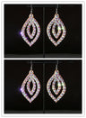 Wholesale Womens Jewelry Stunning Crystal Rhinestone Earrings Sparkling Earrings Belly Dance Gypsy Dangle Earrings 2 Pairs/Pack