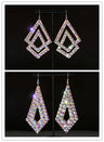 Wholesale Womens Jewelry Stunning Crystal Rhinestone Earrings Sparkling Earrings Belly Dance Gypsy Dangle Earrings 2 Pairs/Pack