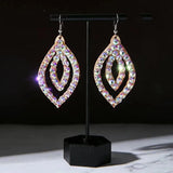 Wholesale Womens Jewelry Stunning Crystal Rhinestone Earrings Sparkling Earrings Belly Dance Gypsy Dangle Earrings 2 Pairs/Pack