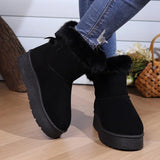 Winter Boots Fur Women's Snow Boots Low-top Warm Fur Shoes Men's and Women's Winter Short Boots Super Mini Outer Wear Non-slip