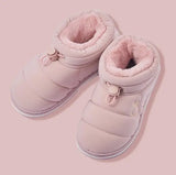 Winter Boots for Toddler Girl Shoes Flat Heels Plush Kids Indoor Home Shoes Non-slip Baby Girl Shoes SWB001