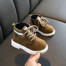 Winter Children Casual Shoes Autumn Boots Boys Shoes Fashion Leather Soft Anti Slip Girls Boots 21-30 Sport Running Shoes