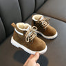 Winter Children Casual Shoes Autumn Boots Boys Shoes Fashion Leather Soft Anti Slip Girls Boots 21-30 Sport Running Shoes