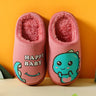 Winter Children‘s Slippers 2023 New Kids Home Shoes Dinosaur Warm Plush Indoor Autumn Non-Slip Soft Slipper For Boys Girls