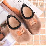 Winter Children‘s Slippers Kids Soft Warm Furry Sock Floor Shoes Boys Rubber Soles Non-slip Cotton Slippers Indoor Home Shoes