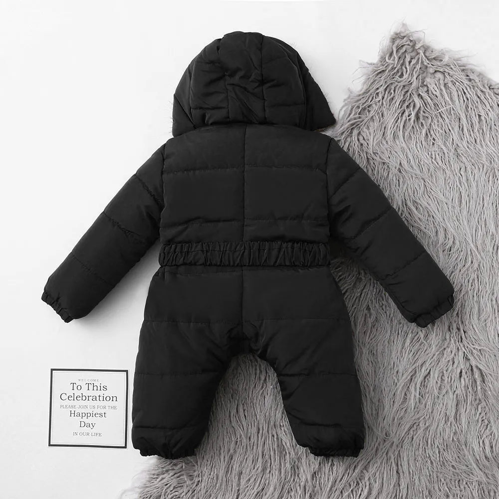 Winter Clothes Infant Baby Snowsuit Boys Girls Romper Jacket Hooded Down&Parkas Jumpsuit Warm Thick Coat Outwear Infant Clothing