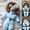 Winter Clothes Infant Baby Snowsuit Boys Girls Romper Jacket Hooded Down&Parkas Jumpsuit Warm Thick Coat Outwear Infant Clothing