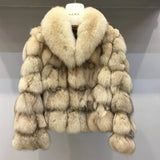 Winter Jacket Women Clothing Real Fox Fur Short Fashion Natural Fur Coats And Jackets Women 2022 Thick Warm Outerwear