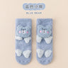 Winter Long Socks Kids Baby Boys Girls Leg Warmers Plush Knee Length Non-slip Socks With Grips Baby Toddler Warm Thick Sock