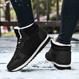 Winter Men Boots Casual Warm Ankle Boots Shoes for Man Sneakers Winter Plush Fur Woman Footwear Comfortable Platform Snow Boots