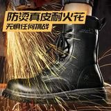 Winter Men Work Safety Shoes Warm Safety Boots Anti-smash Anti-stab Work Shoes Steel Toe Shoes Male Work Boot Indestructible