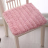 Winter Plush Thickened Coral Fleece Soft Children's Stool Cushion Kindergarten Special Non-slip 30x30cm Square Cushion Chair Pad